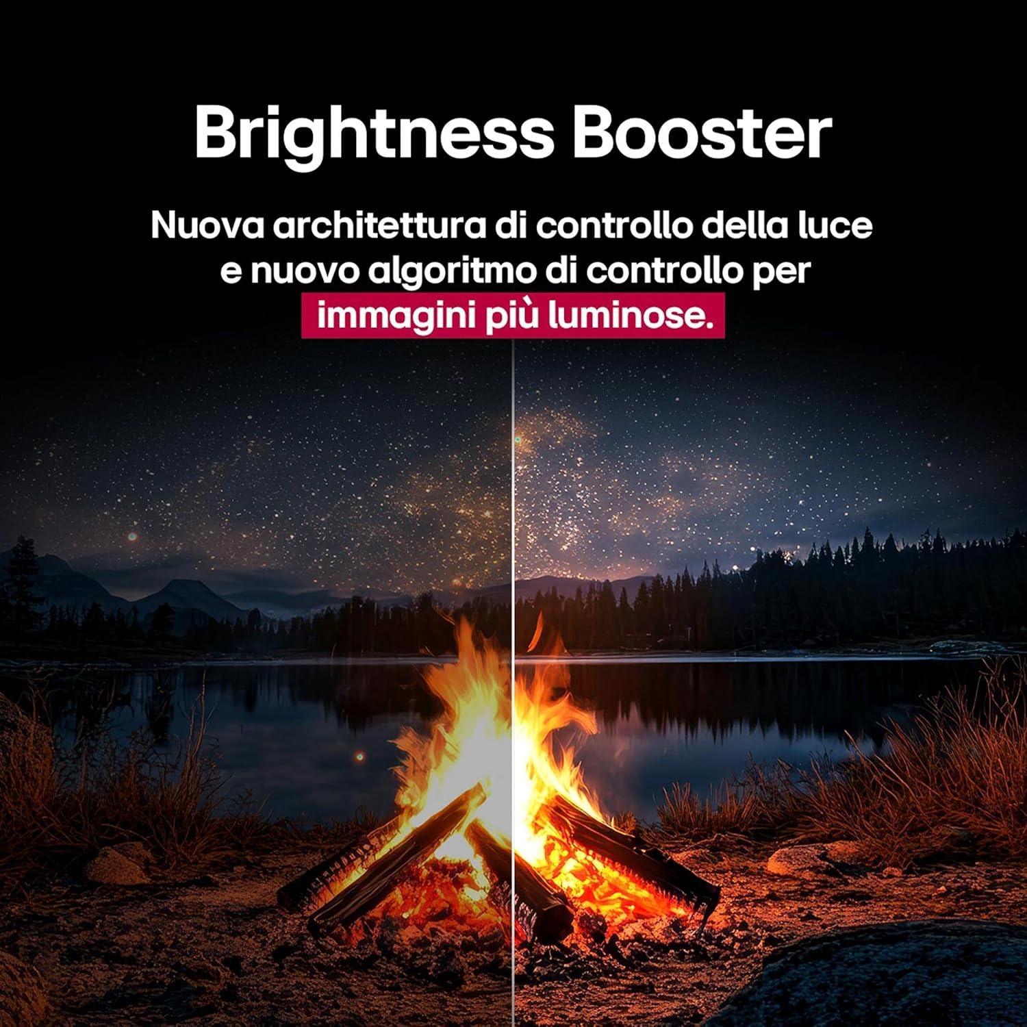 LG OLED evo AI C5 77 pollici, Smart TV 4K, Processore α9 Gen8, Brightness Booster, webOS con AI, Dolby Vision & Atmos, Gaming con VRR e GSYNC 4K@144Hz, OLED77C55LA 2025
