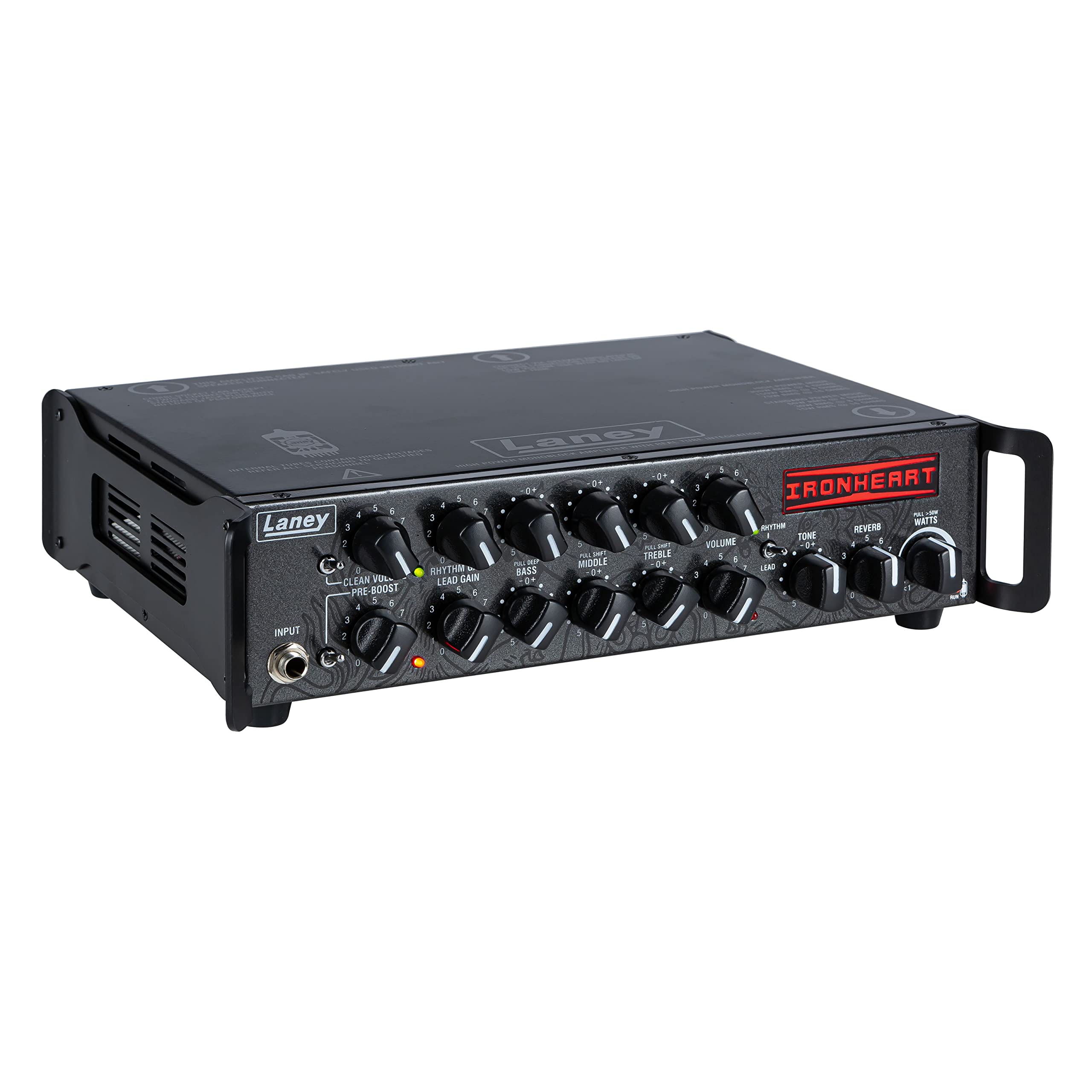 Laney Ironheart IRT-SLS - Testa per chitarra monoblocco e tubo, interfaccia USB, 300 W, colore: nero