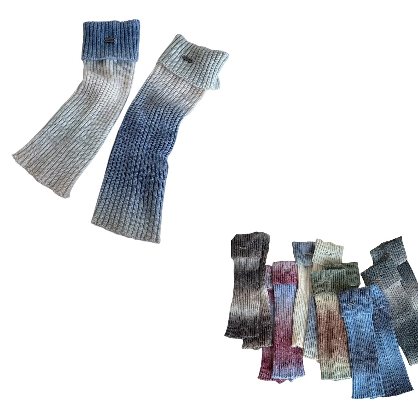 Chaussettes douces et chaudes pour femmes style rétro chic lot de 10 paires grises