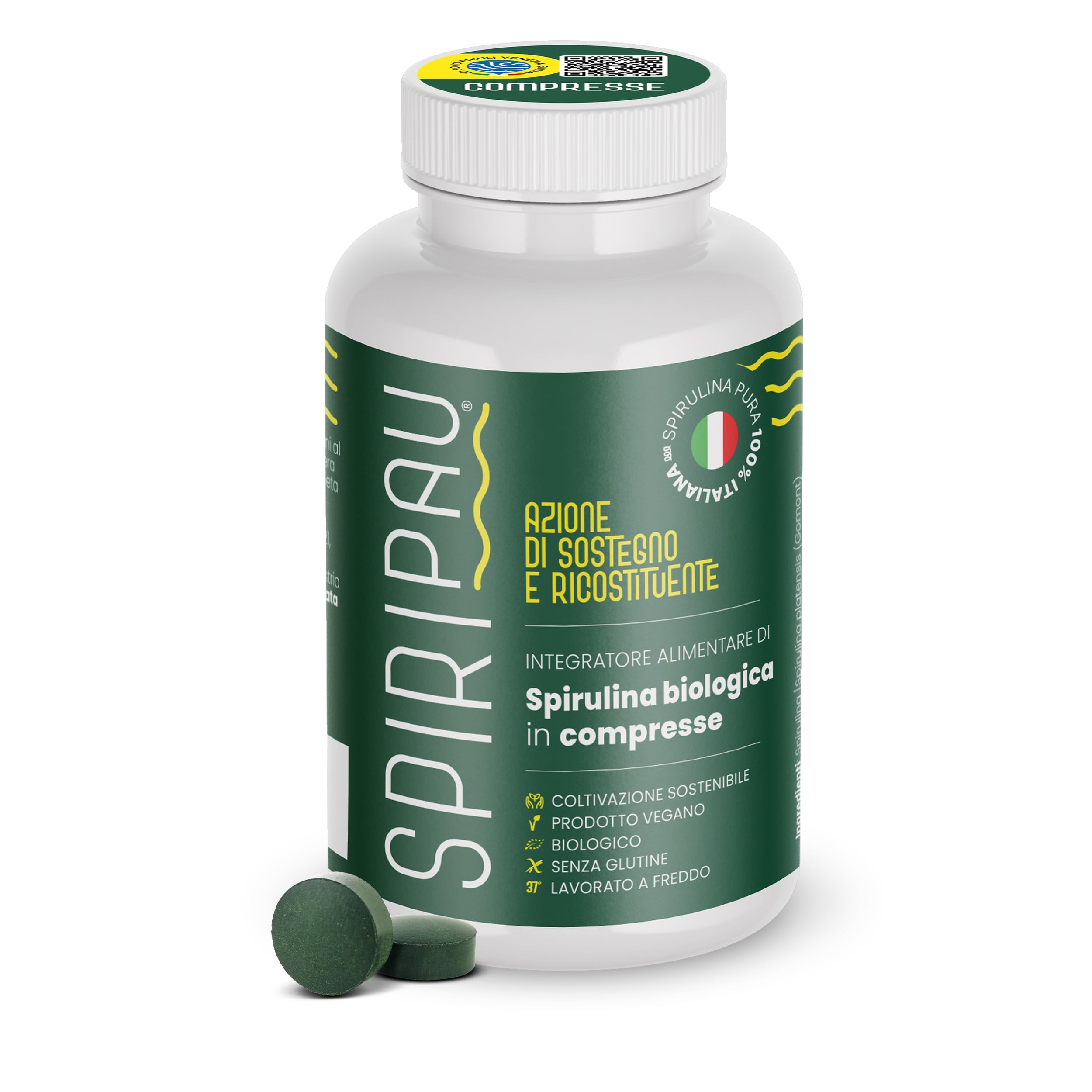 Spirulina Bio Compresse - 100 Compresse