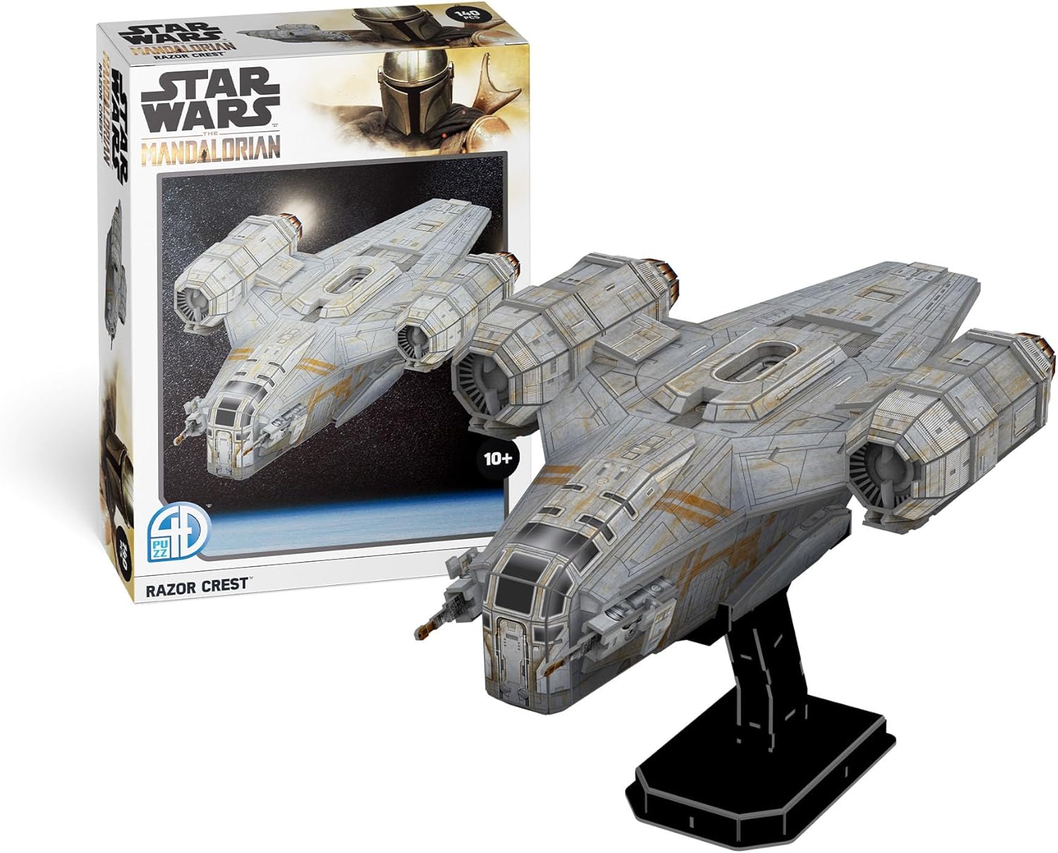 Revell The Mandalorian Card Model Kit I Detailed Model Kit of The Razor Crest I for Young and Old I 140 Pieces I for Star Wars Fans I Ideal Gift Idea for Any Occasion