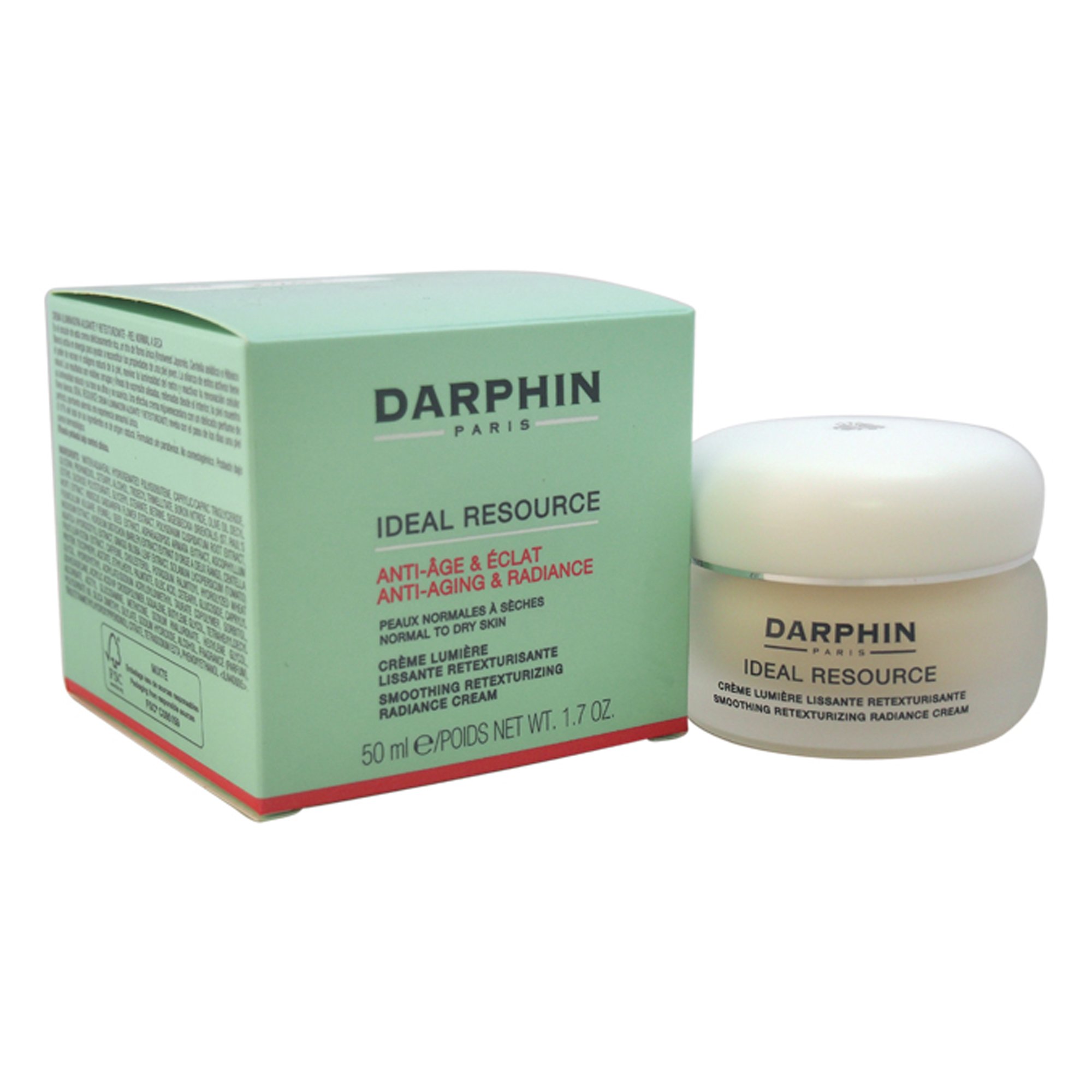 Darphin Ideal Resource Smoothing Retexturizing Radiance Cream, 1.7 Ounce