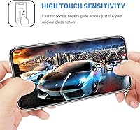Vista 5 de for ZTE Blade A53 Pro Case with 2 x Tempered Glass Screen Protector, Transparent Shockproof Solf Silicone Protection Case for ZTE Blade A53 Pro