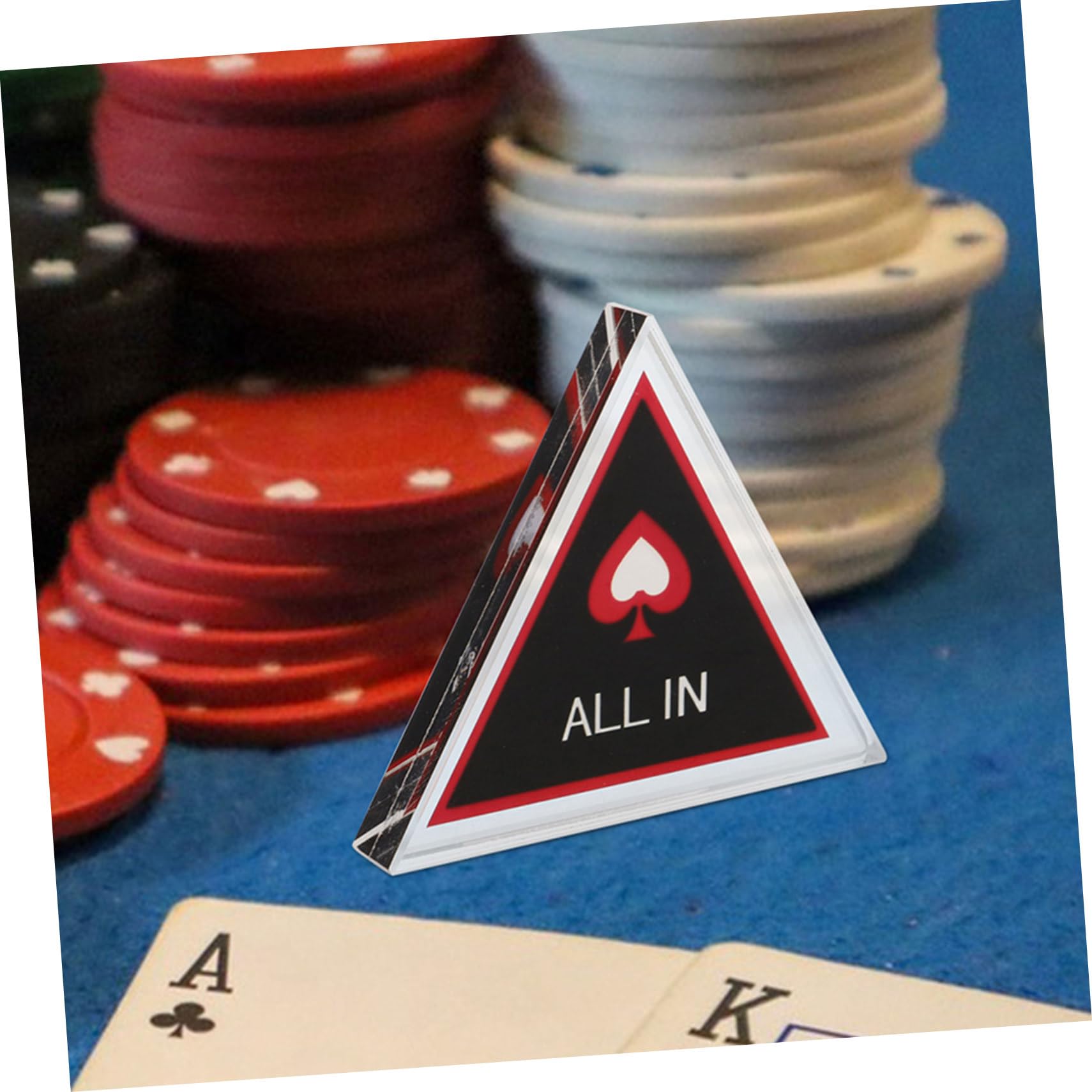 Podwójne Żetony Pokerowe i Dealer Button z Podwójną Stroną Akcesoria Do Gry Pokera z Małym i Dużym Blindem Tokeny All In Do Imprez Towarzyskich