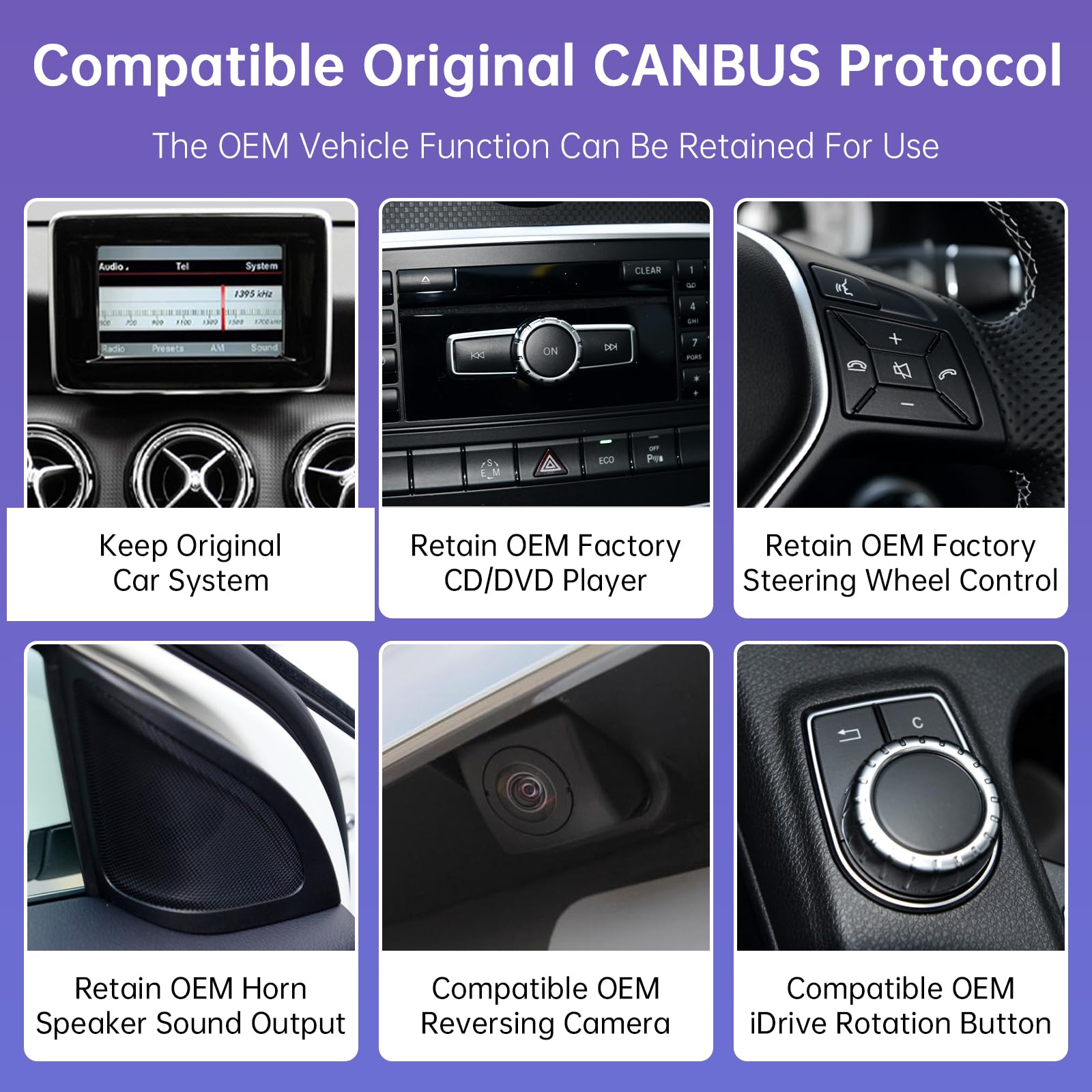 Road Top 10,25 Pollici Autoradio, CarPlay senza fili e Android Auto per Mercedes Benz A CLA GLA Classe W176 C117 X117 X156 2013-2015 Anno con NTG4.5/4.7, schermo tattile Stereo Auto con Mirrorlink