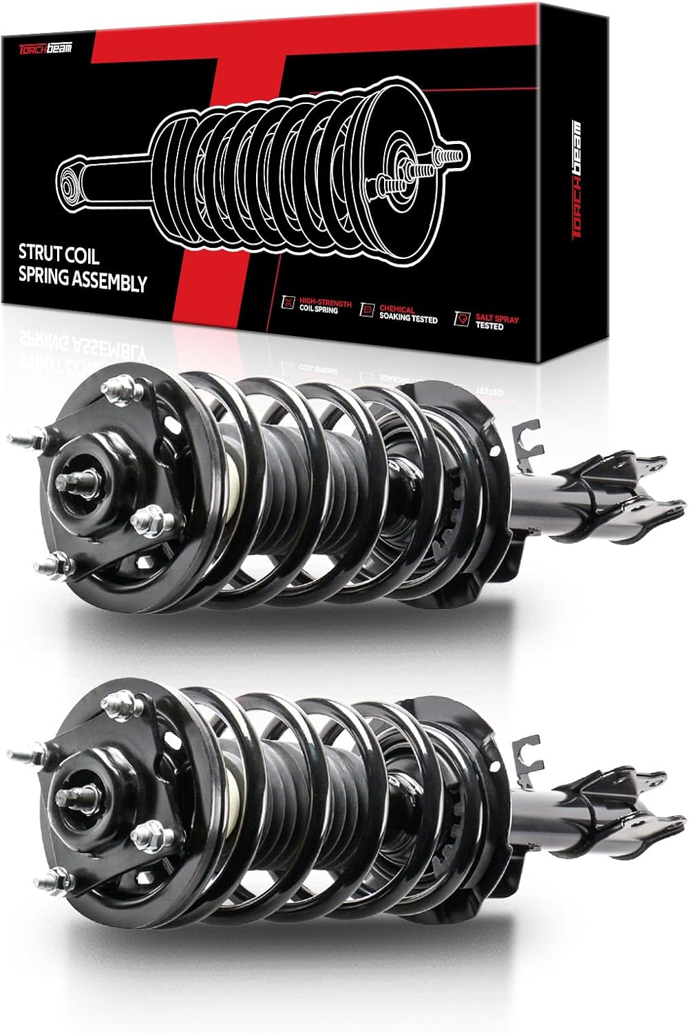 Torchbeam Front Shock Struts Replacement Complete Assembly Front Pair Fit for Ford Escape 2001-2012, Mercury Mariner 2005-2011, Tribute 2001-2006 2008-2011 171593/171594