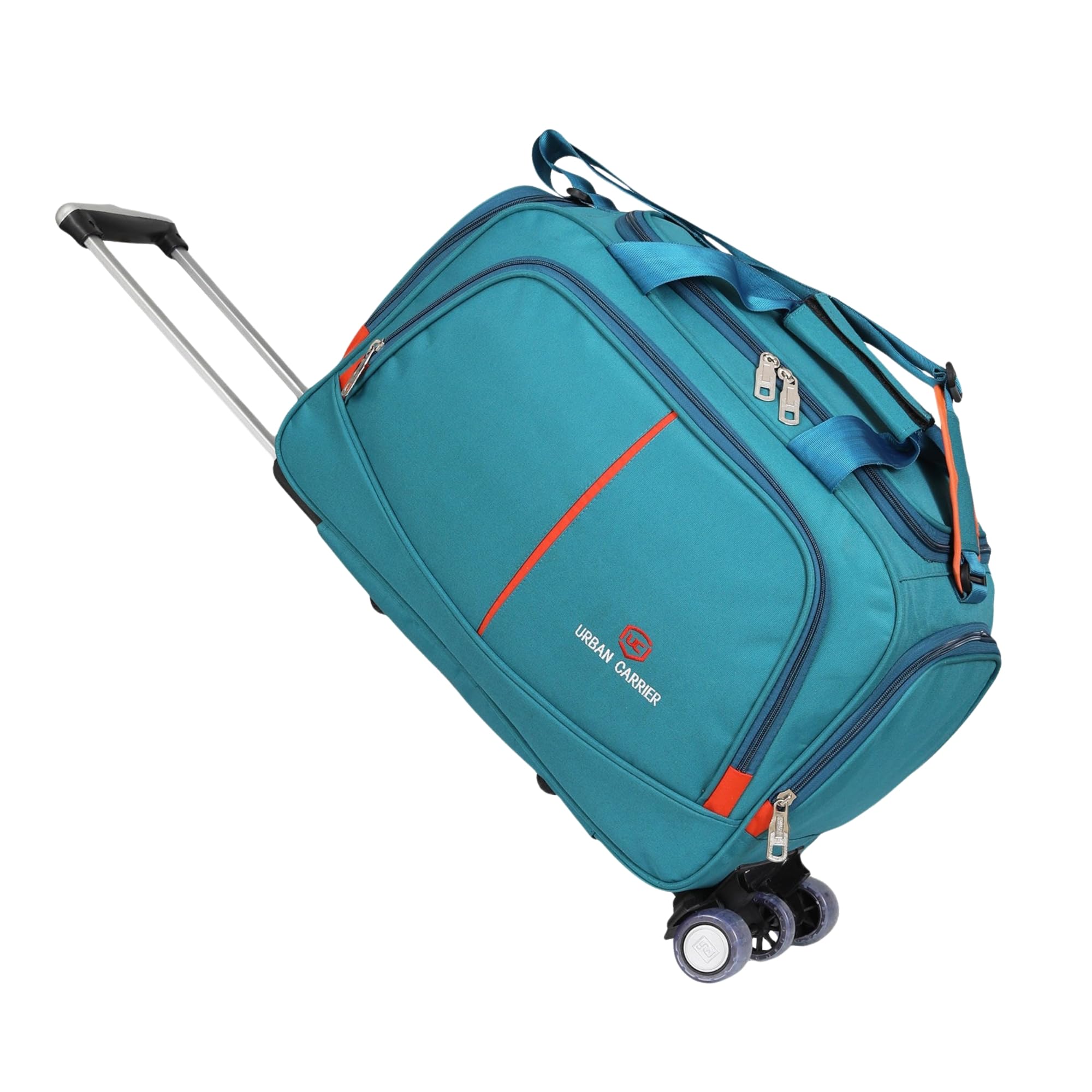 Urban Travel Luggage Duffel Trolley Bag with Wheels | Polyester | 70 L | Multicolor | Expandable | Lightweight | Travel & Luggage-picture-15