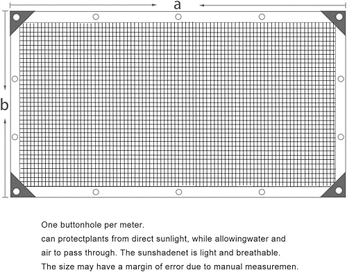 Miniatura 3 de Lona de malla con ojales reforzados, tela transpirable resistente a los rayos UV, toldos resistentes para instalaciones y actividades al aire libre,