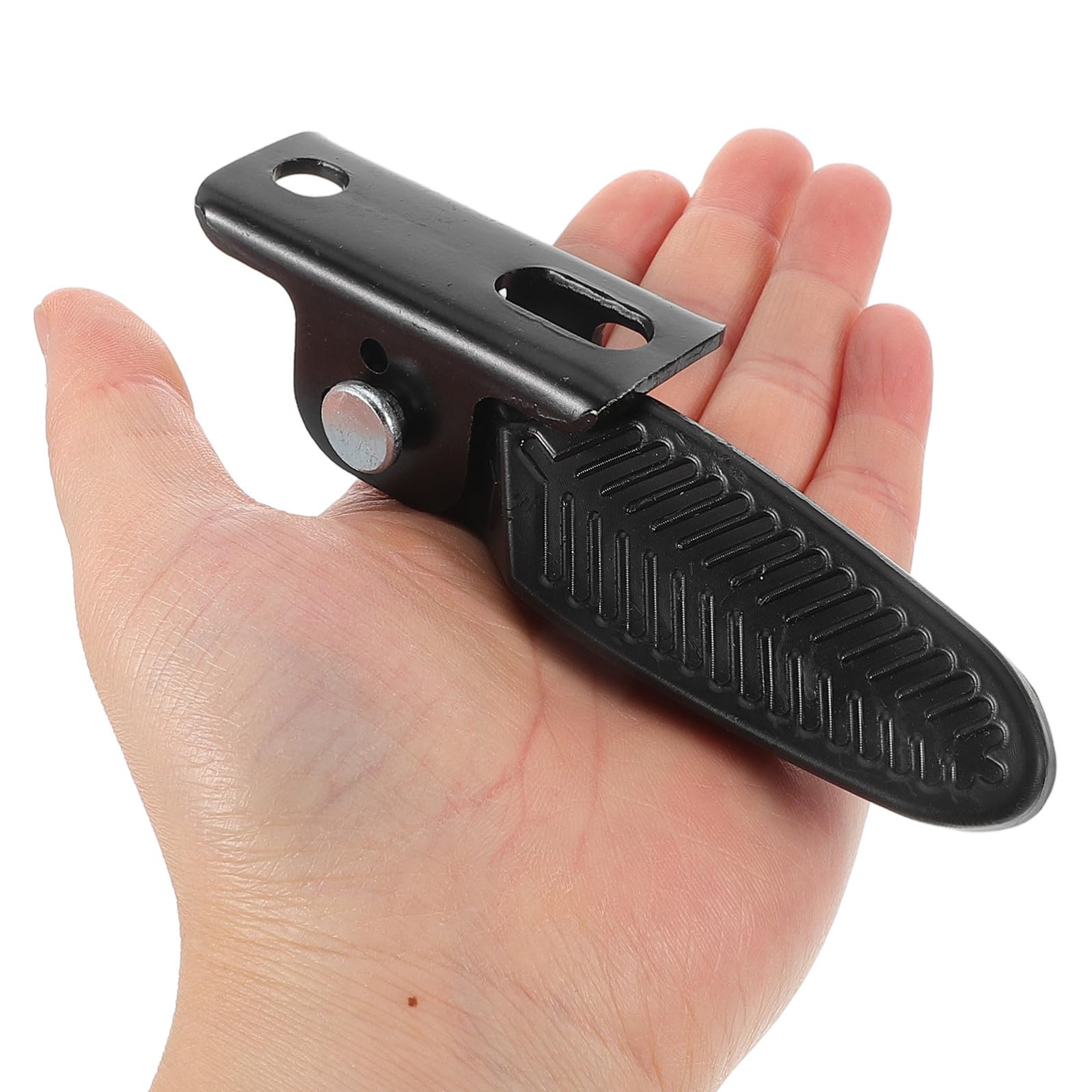 Pedalini per Scooter Elettrico Pieghevoli in Alluminio Nero, Coppia di Poggiapiedi Posteriori per Bicicletta e Moto, Stabilità e Comfort per Passeggero Stili multipli
