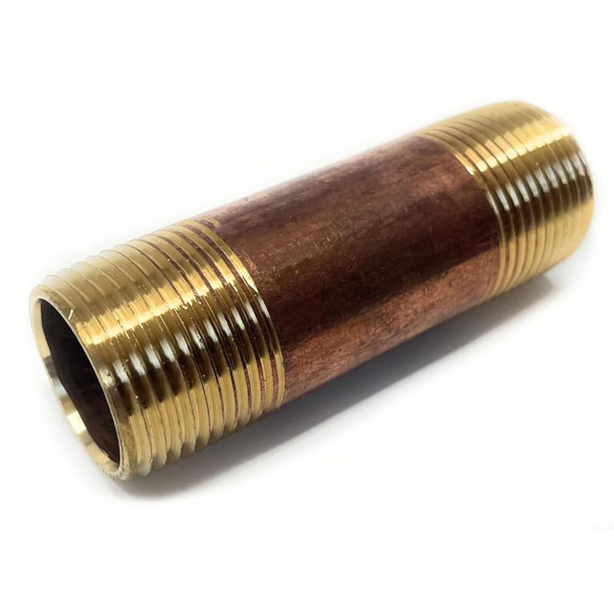 Metal Magery Brass Long Nipple 3/4" X 3/4", 3" Length, Male NPT Pipe Fitting (1)