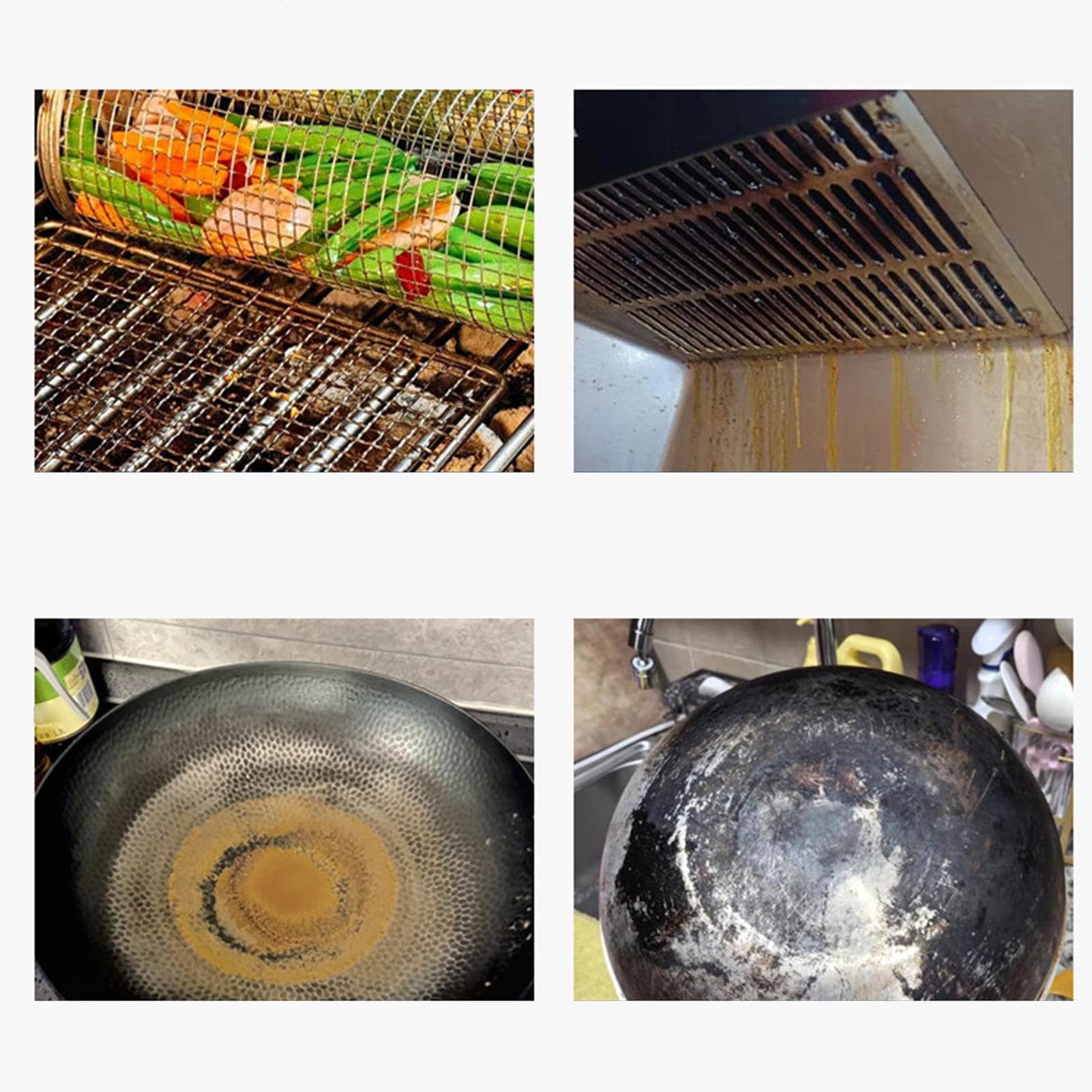 Spazzola Elettrica Per Griglia Barbecue Senza Fili 600 RPM Impugnatura | Spazzola Elettrica per Griglia da Esterno Per Casa Cucina Ristorante Campeggio Picnic Patio Balcone