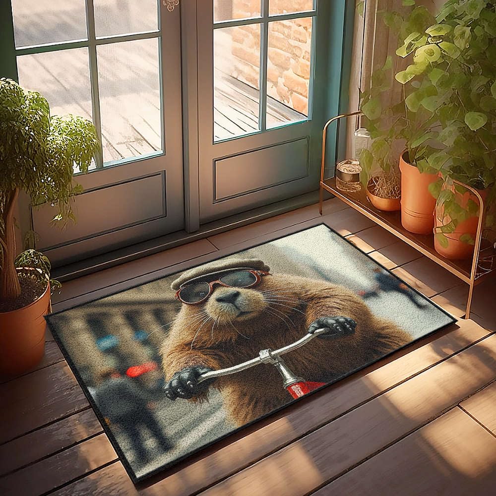 Paillasson d'extérieur grand format 65x90 cm tapis entrée intérieur