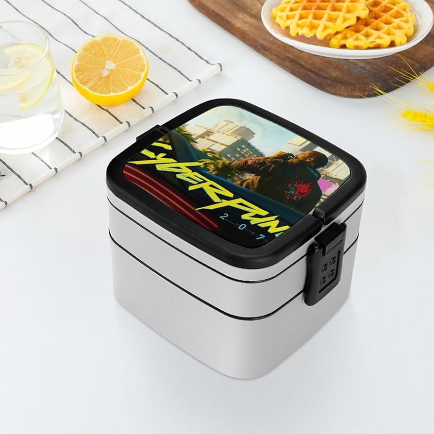 お弁当ケース Amazon｜弁当箱 2段 サイバーパンク 2077 お弁当ボックス ランチ