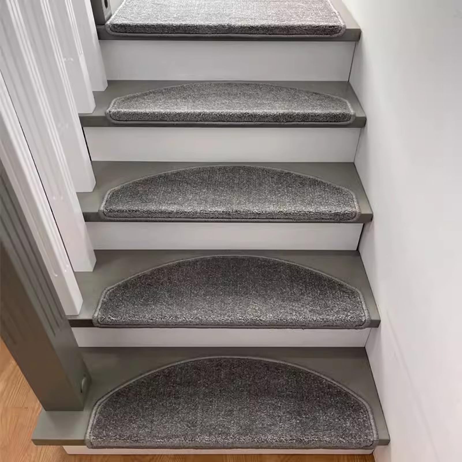 Alfombras antideslizantes escaleras textiles de alta resistencia con base autoadhesiva estable