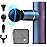 arboleaf Massage Gun Deep Tissue, Full-Metal Electric Portable Hand Held Massager Gun with Case for Back, Body Sore Muscles, Pain Relief, Gifts for Dad, Office, Home, Athletes
