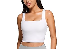 Butterluxe Women's White Workout Crop Top: Elevate Your Activewear with Style and Comfort