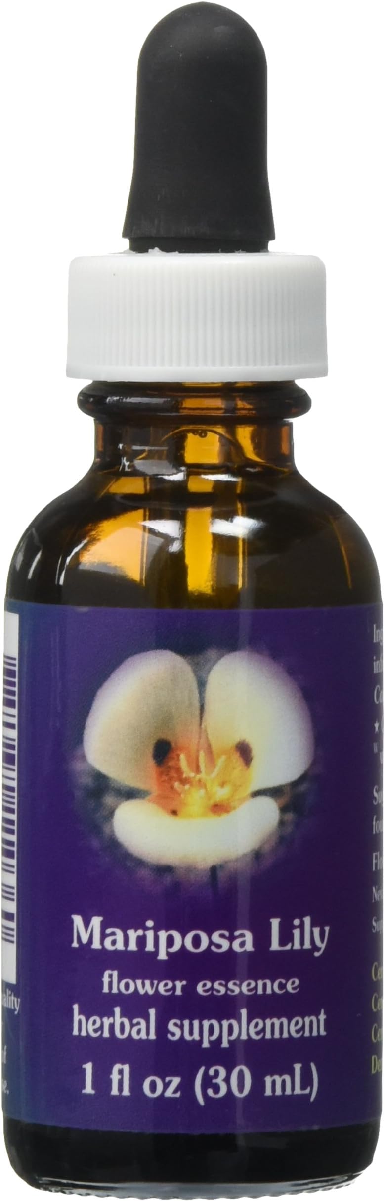 海外直送品Mariposa Lily Dropper, 1 oz by Flower Essence Services