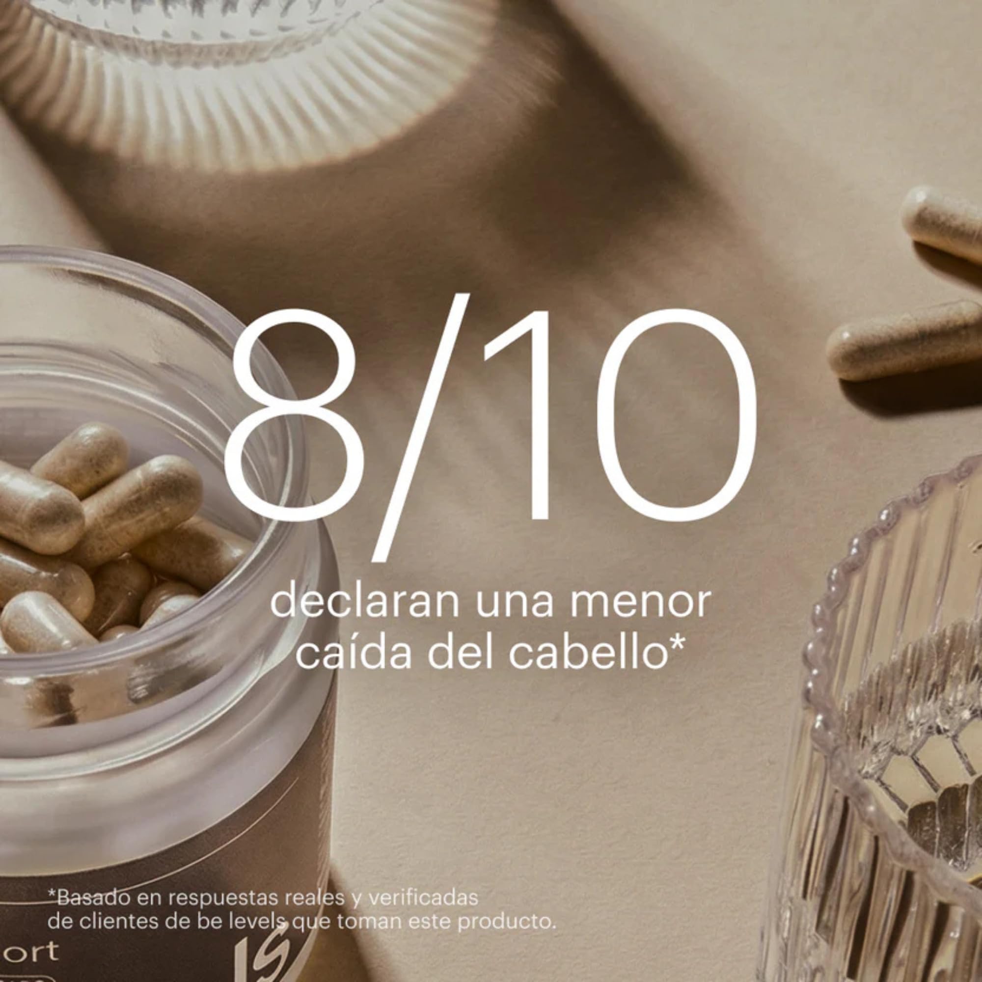 Biotina para el Cabello con Zinc - Vitaminas Anticaída Mujer y Hombre - 60 Cápsulas - Fortalece el Crecimiento del Cabello