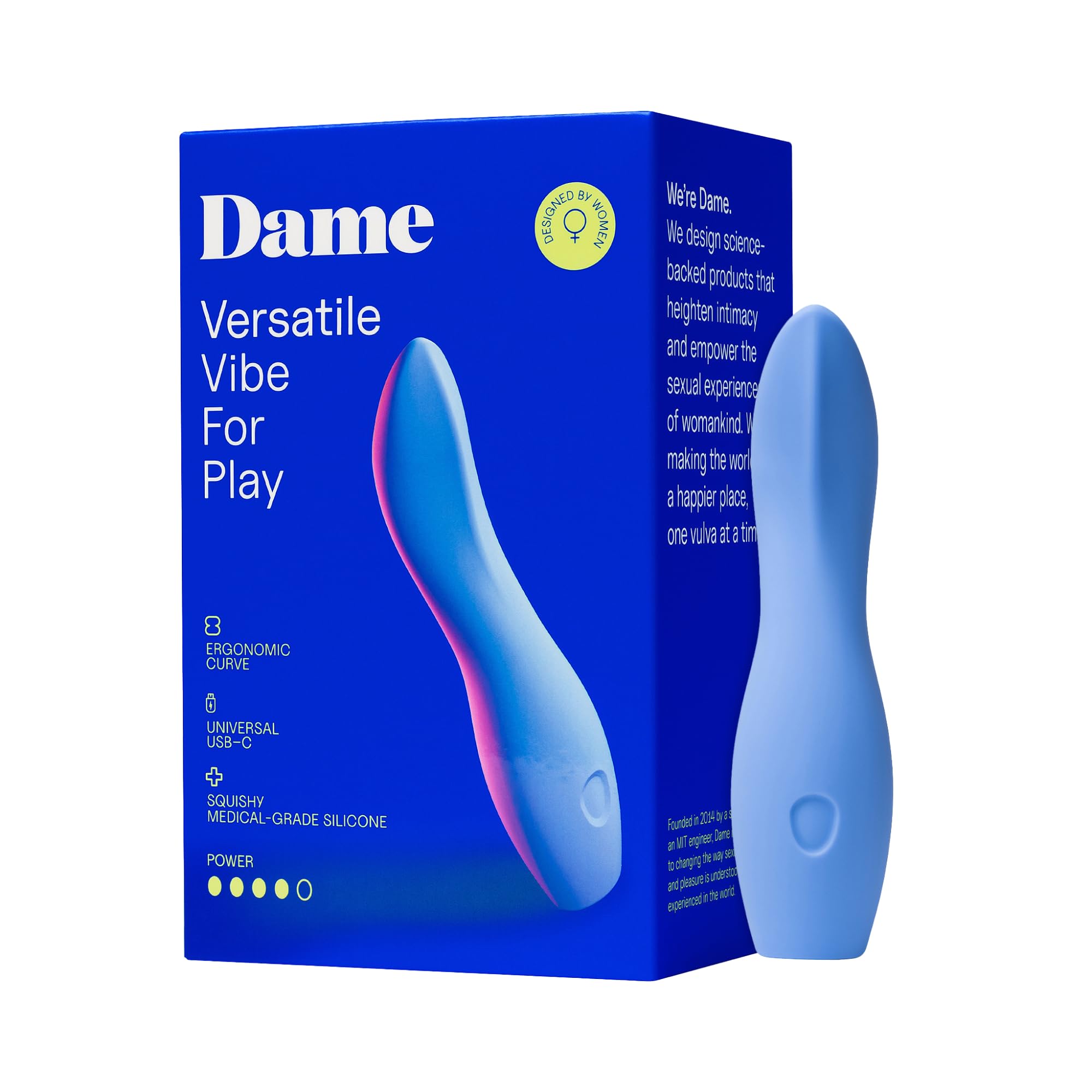 Donne Dip 2.0 Vibratore | Vibratore per donne | Clitoride & Punto G vibratore | Impermeabile e ricaricabile USB-C | Imballaggio ecologico | Ergonomico e potente | Prugna