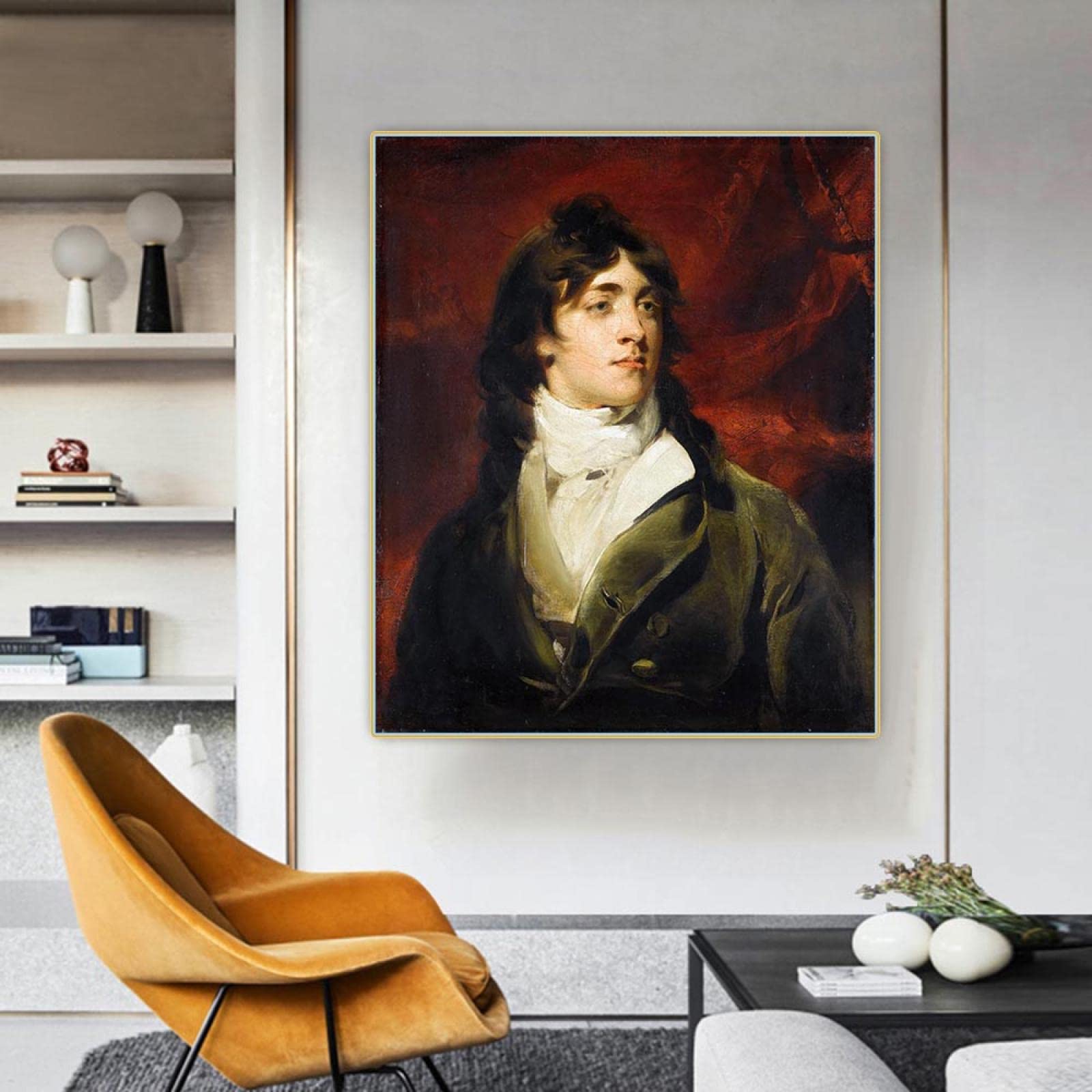 Amazon.co.jp: 絵画の複製トーマス・ローレンス「チャールズ