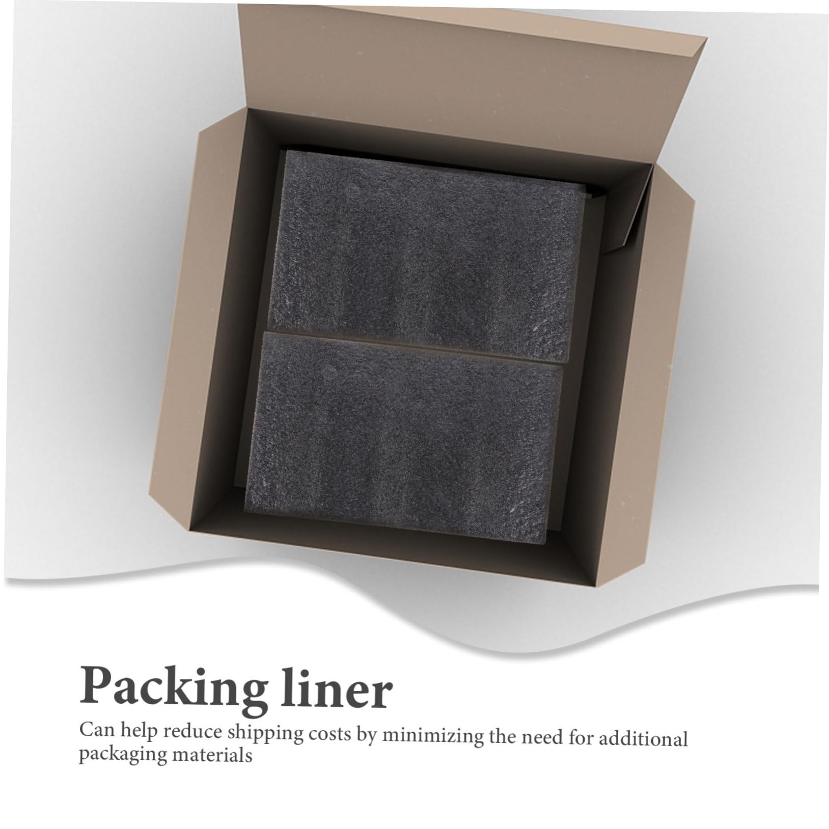 4 Stück Schaumstoffeinlage 9.84X5.91X1.97 in Mehrzweck-Schaumstoffplatte Für -Verpackung Verpackungseinlagen Stoßdämpfende Füllung Wiederverwendbar Für Sicheren Versand