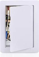 Vista 10 de Panel de acceso de fontanería para paneles de yeso, puerta de acceso de plástico de 4 x 6 pulgadas, panel de acceso de pared extraíble, techo