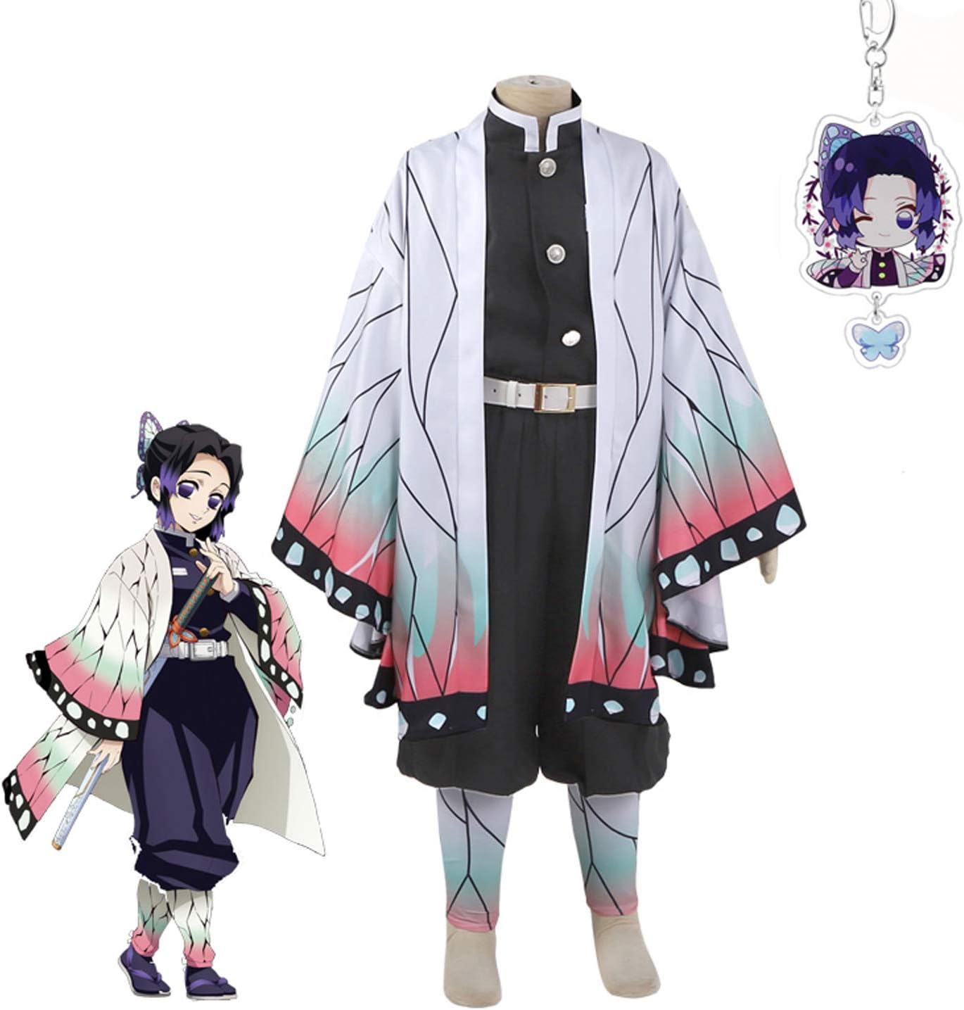 Fenglong Yb 鬼滅の刃 子供服 子供用 胡蝶 しのぶ こちょう ウィッグ付き コスプレ衣装 キッズ プレゼント コスプレ服 誕生日 祭り仮装 Kids こどもの日 Cosplay パーティー 仮装 文化祭 販売 変装 ハロウイーン Fenglong Yb 鬼滅の刃 子供服 子供用 胡蝶 しのぶ こちょう ウィッグ付き コスプレ衣装 キッズ プレゼント コスプレ服 誕生日 祭り仮装 Kids こどもの日 Cosplay パーティー 仮装 文化祭 販売 変装 ハロウイーン