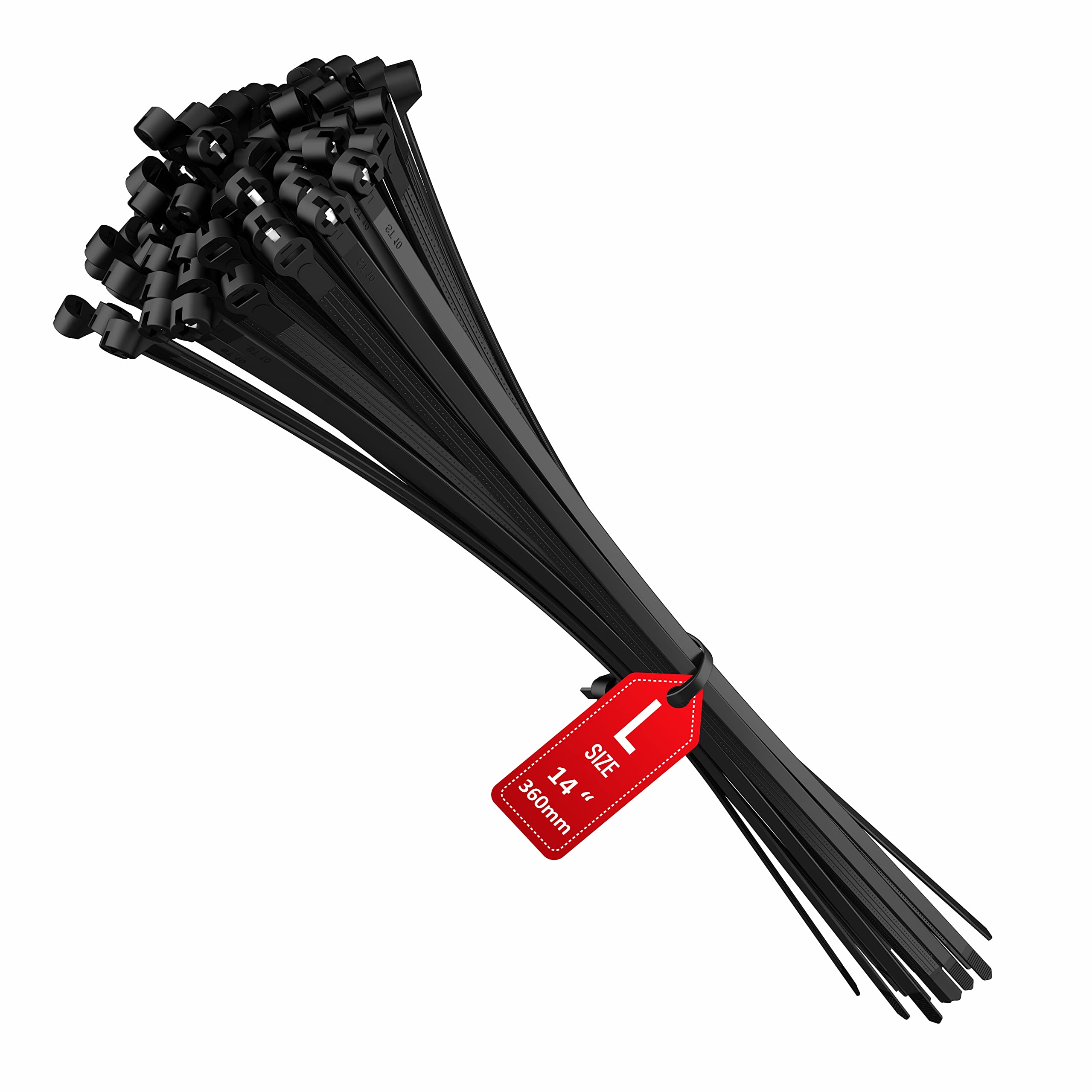 Amazon.com: intervisio Cable Ties with Metal Tooth Stainless Steel