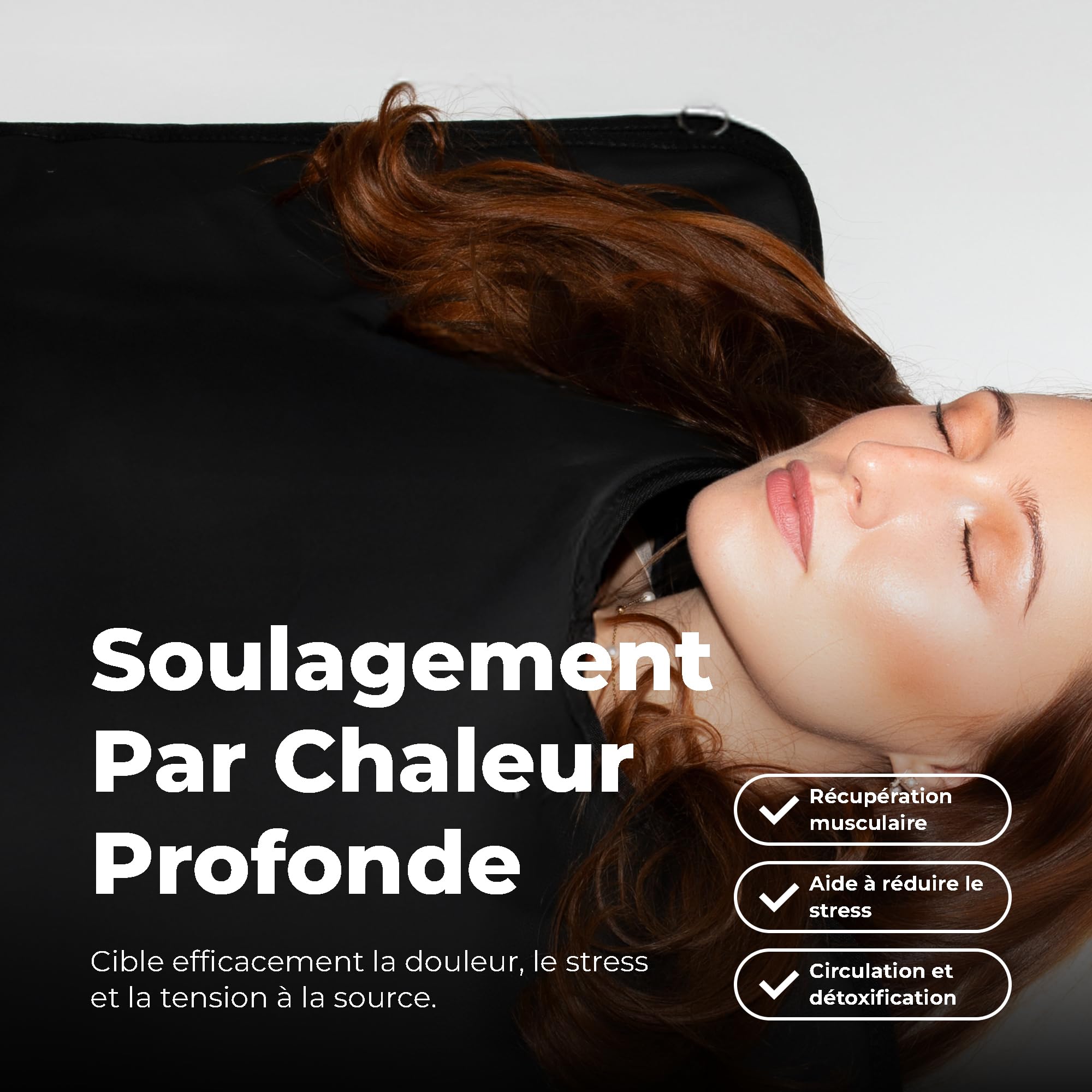 Nebula Couverture De Sauna Infrarouge 500W Pour Détente Et Détoxification
