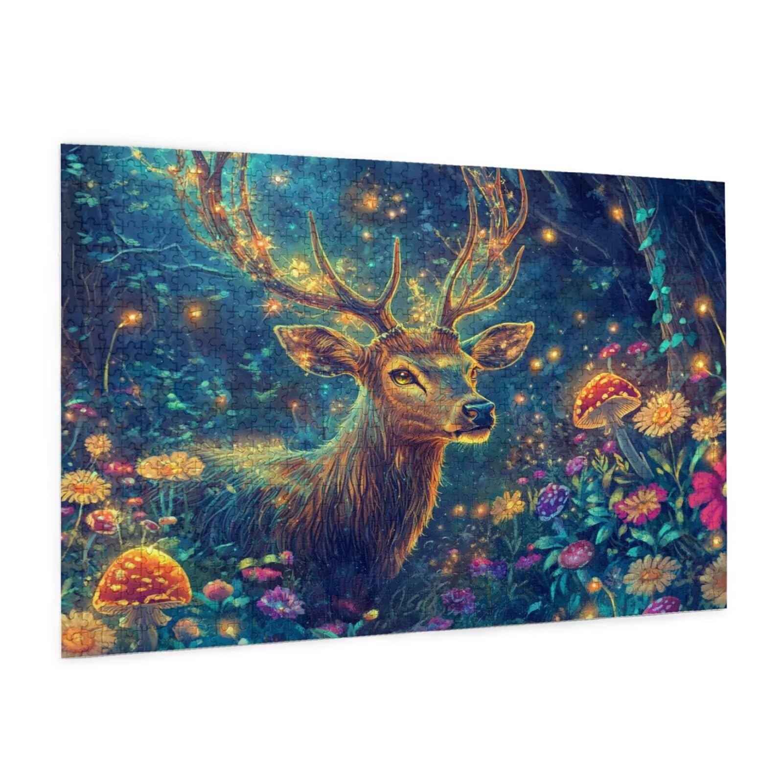 Puzzle las, 3000 elementów, sarny, puzzle dla dorosłych, z pudełkiem na prezent, "zrób to sam", duże drewniane puzzle dla dorosłych, gra zręcznościowa dla całej rodziny, prezenty dla kobiet, rozmiar