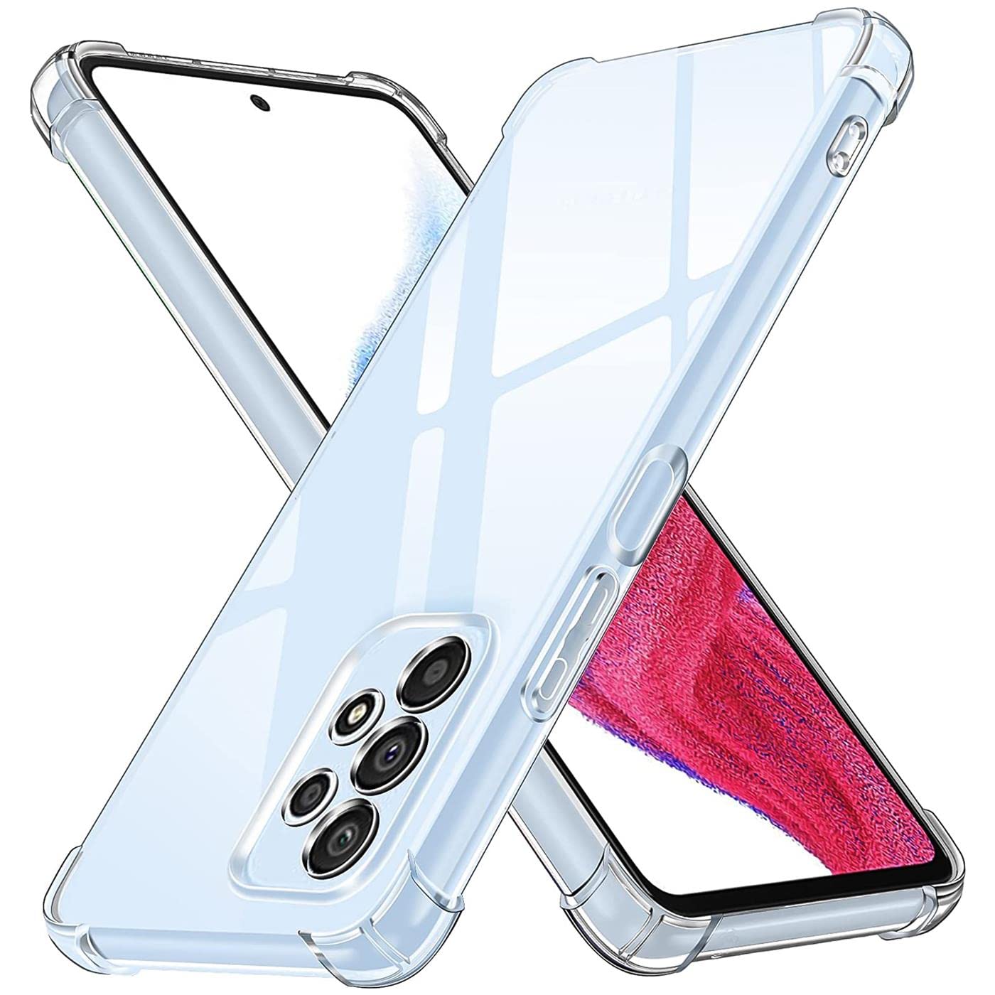 CoolGadget Rugged Case Samsung Galaxy A53 5G – Stoßdämpfende TPU-Hülle Transparent