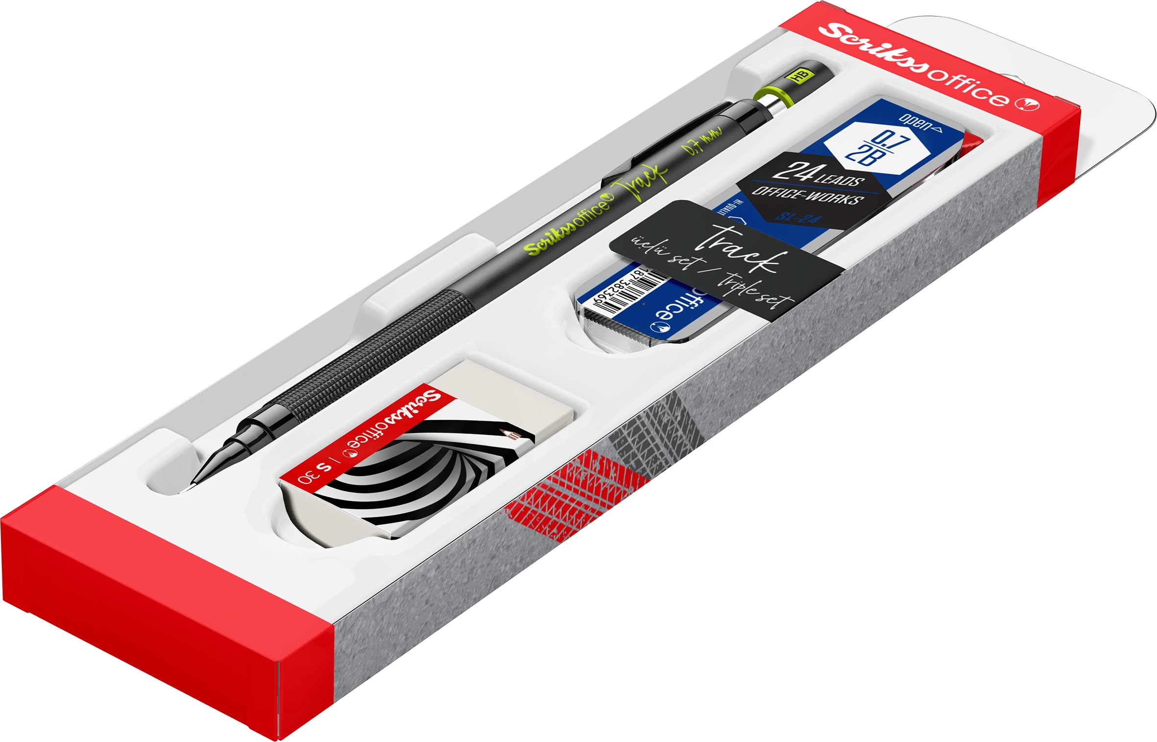 Scrikss Office Track 3'Lü Set 0. 7 mm Yeşil