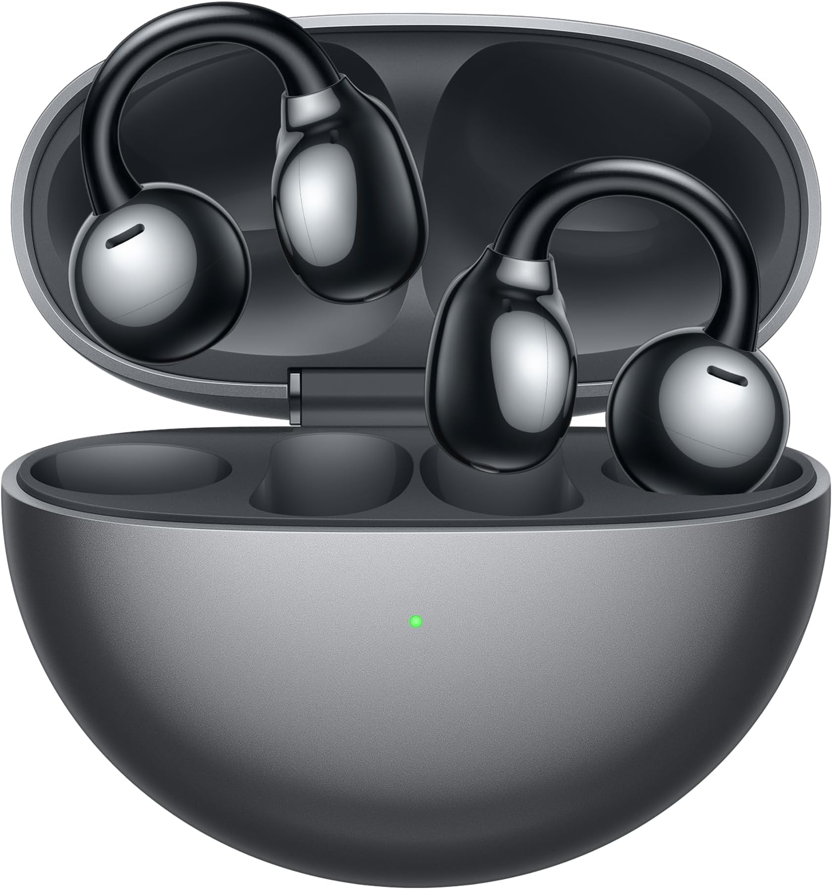 HUAWEIFreeClip, Groundbreaking Aesthetic Design, Feather-Light Wearing, Open-Ear Listening, AI Crystal-Clear Call, Long Battery Life, Dual-Device Connections, Black
