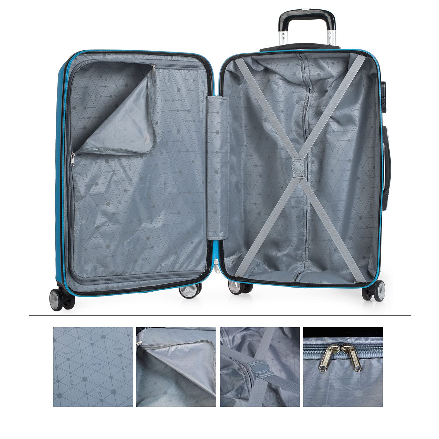 Valigia Da Stiva Rigida - Trolley Grande Con Ruote , Valigia 23kg Per Viagg