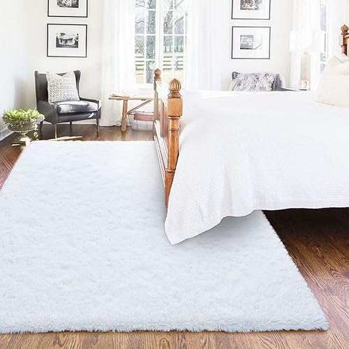 Miniatura 7 de ISEAU - Alfombras de peluche, alfombras para el piso de la habitación, alfombras de peluche, cómodas alfombras para las habitaciones de los niños y