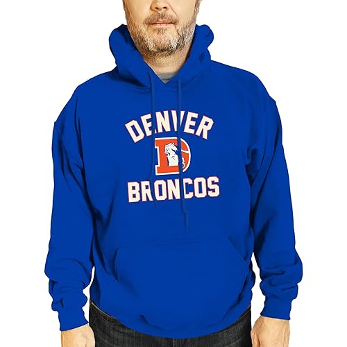 NFL Adult Unisex Retro Gameday Ultra Soft Fleece Hooded Sweatshirt,