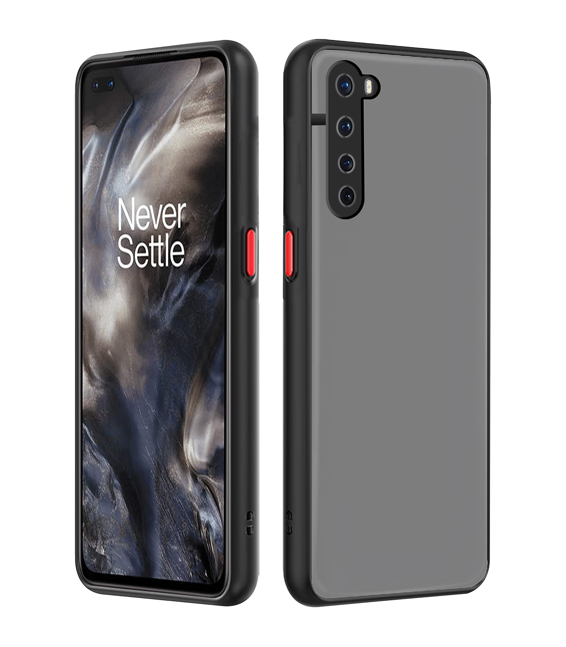 Pikkme OnePlus Nord (2020) Back Cover | Smoked Case | 360 Degree Protective Shockproof Matte Hard Back Case Cover for OnePlus Nord 2020 (Black) (TPU+Plastic) (B08WJ1WQG6) Amazon Price History, Amazon Price Tracker