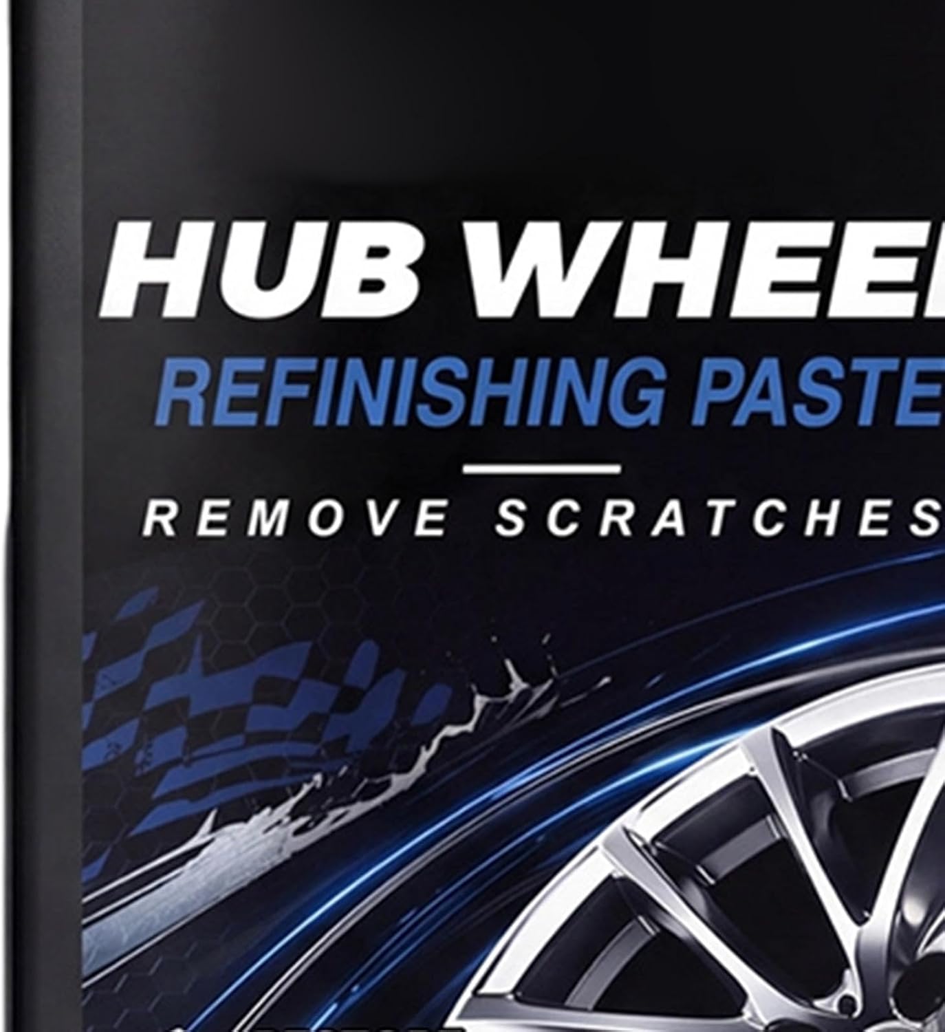 High Shine Tire, Wheel Gloss Renewal Paste Kit, 100g Tire Dressing Balm with Application Sponge, Rubber Shine Restorer Formula, Car Care Paste with Finish, Auto Detailing for Garage Use