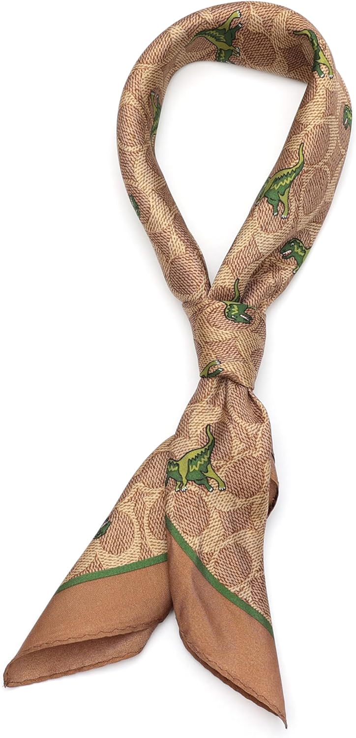 COACH PRINTED REXY SILK BANDANA