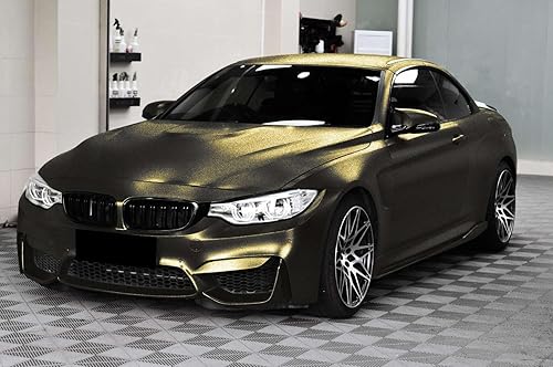 Miniatura 8 de 2 piezas de 4 x 8 pulgadas (3.9 in x 7.9 in) muestra de polvo de galaxia mate negro dorado camaleón metálico cambio de color cambio de color