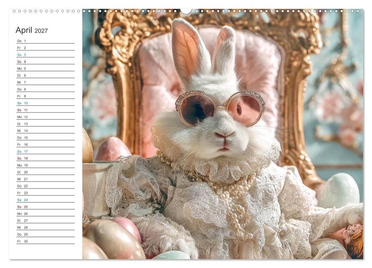 Tierisch genial (hochwertiger Premium Wandkalender 2027 DIN A2 quer), Kunstdruck in Hochglanz: 12 Monate voller Humor, Stil und Fun Facts, die niemand ... jeder weitererzählt. (CALVENDO Spass)