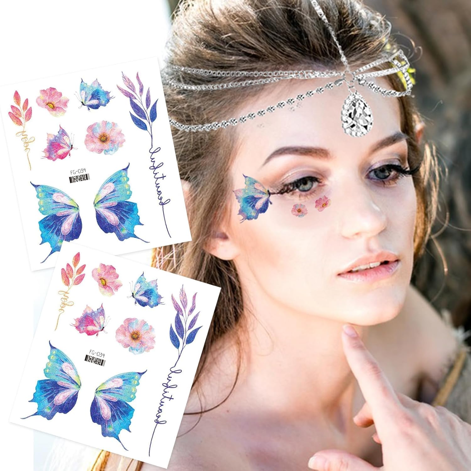 SKEFOLI 6Pcs Women Elf Costume Medieval Renaissance Dress Traditional Irish Fairy Costume Elf Ear for Halloween Cosplay - Image 5