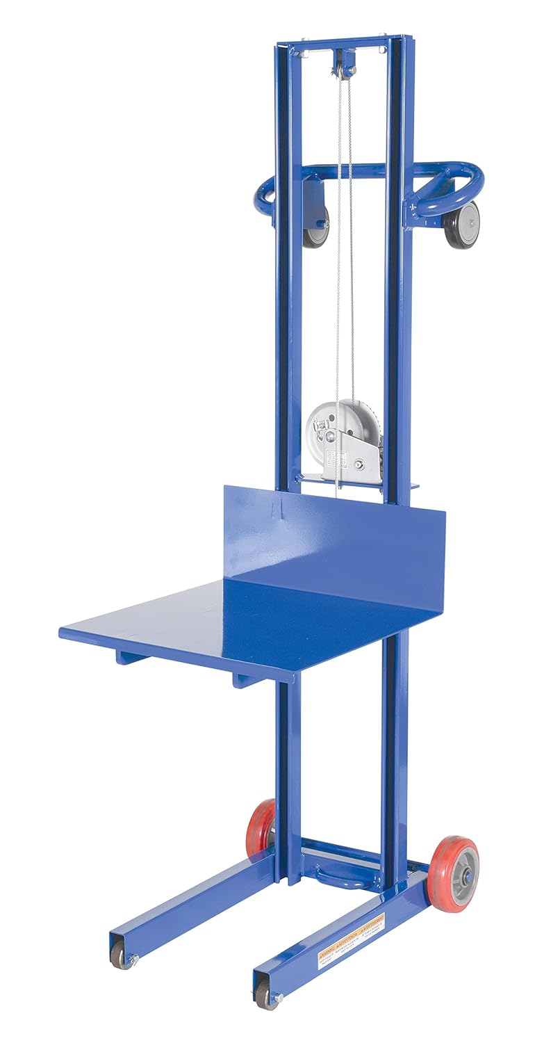 Vestil LLW-202058-FW Light Load Lift with Hand Winch, Steel, 29-3/4" Length, 20-1/16" Width, 66-1/2" Height, 500 lbs Capacity: Material Lifts: Industrial & Scientific