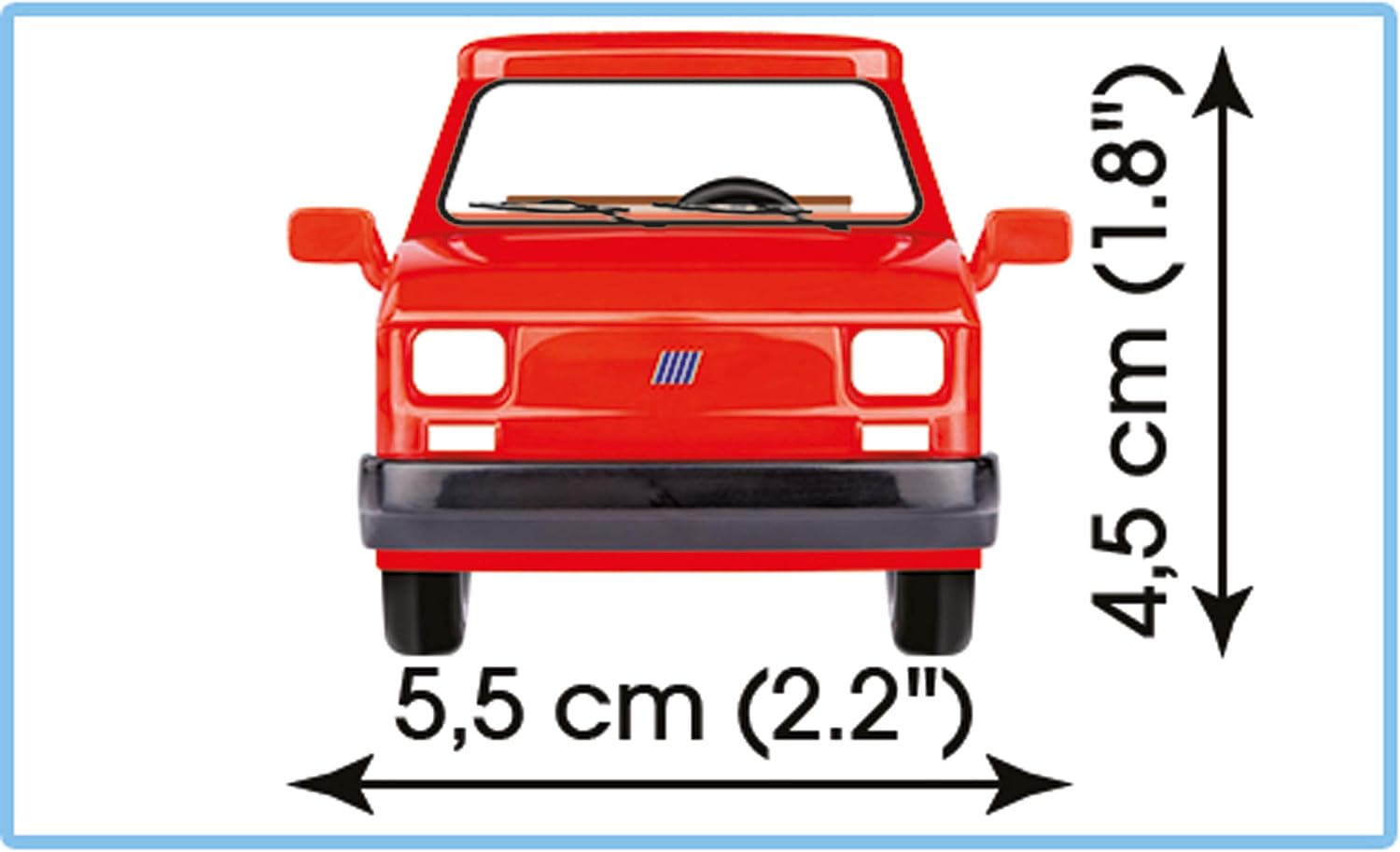 Cobi COB24531 Fiat Maly 126p 1994-1999 (72pcs)