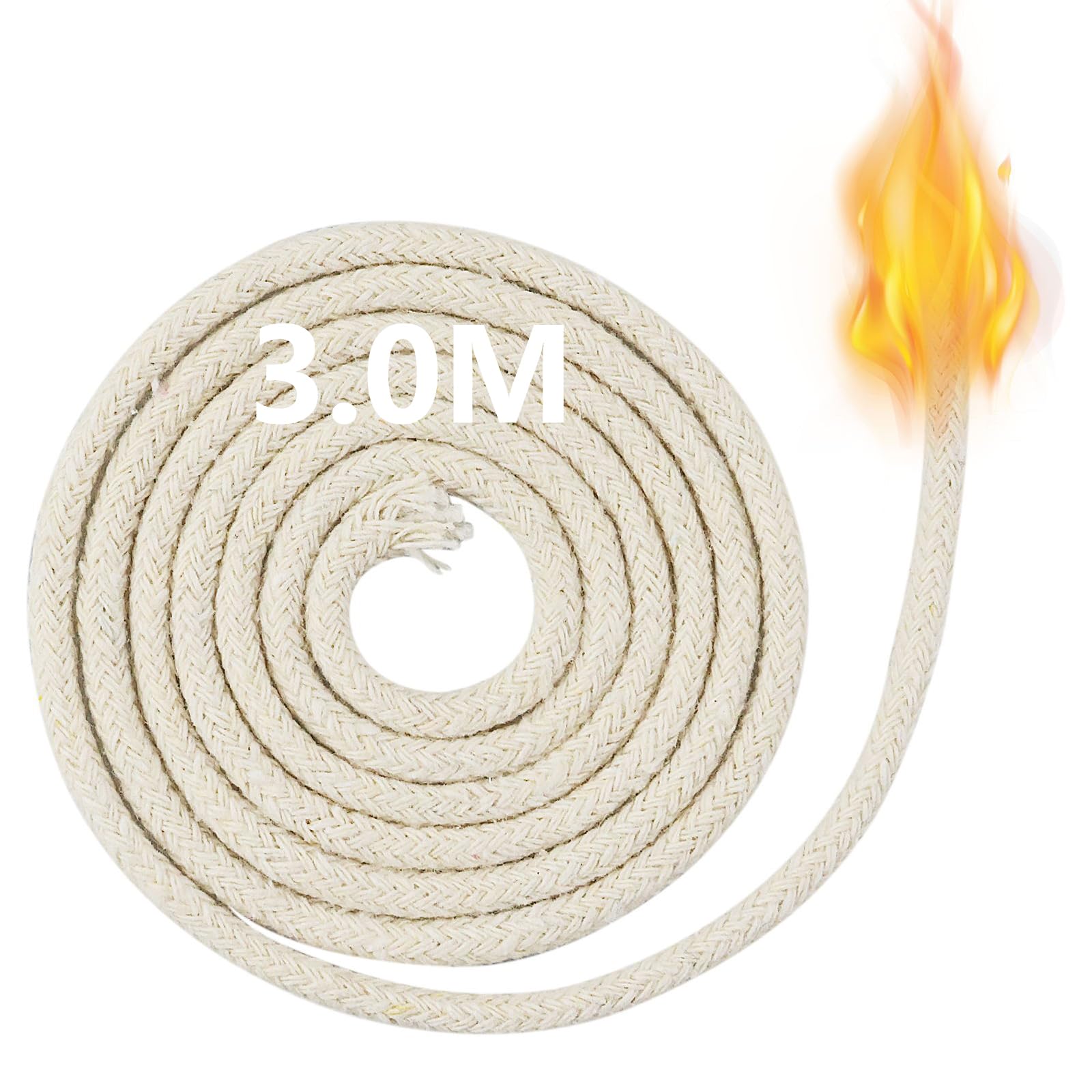 Stoppino In Cotone Intrecciato Per Candele – Diametro 1,4-10 Mm, Lunghezza 10-200 M, Non Cerato, Prodotto In Europa
