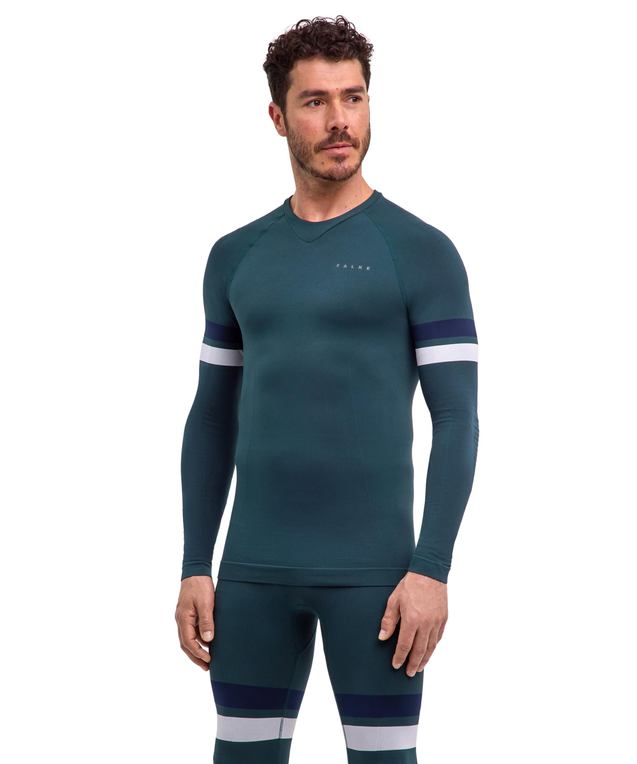 Falke Maximum Warm Round Neck M L/S Sh Filo Funzionale Asciugatura Rapida Maglia Uomo (Pacco da 1)