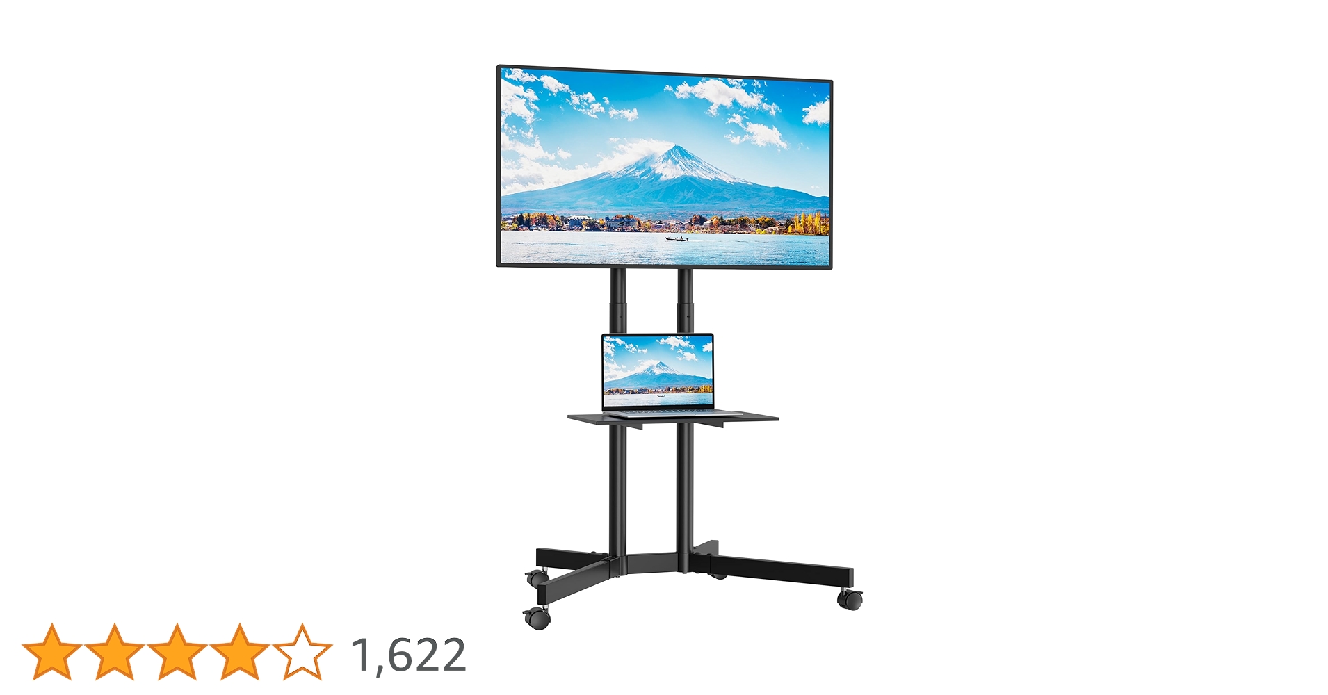 Amazon | 1homefurnit 移動式 壁寄せテレビスタンド 32-75インチ対応