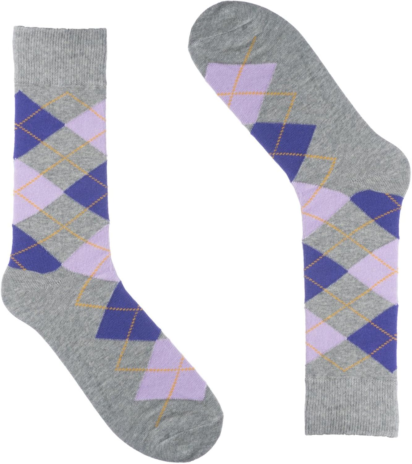 Ivory + Mason Argyle Socks for Men Dress Sock Colorful