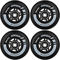 Vista 9 de AOWESM Ruedas de patinaje en línea de 3.150 in, 2.992 in, 2.835 in, 85a, para exteriores, interiores, negro, azul, rojo, ruedas de repuesto