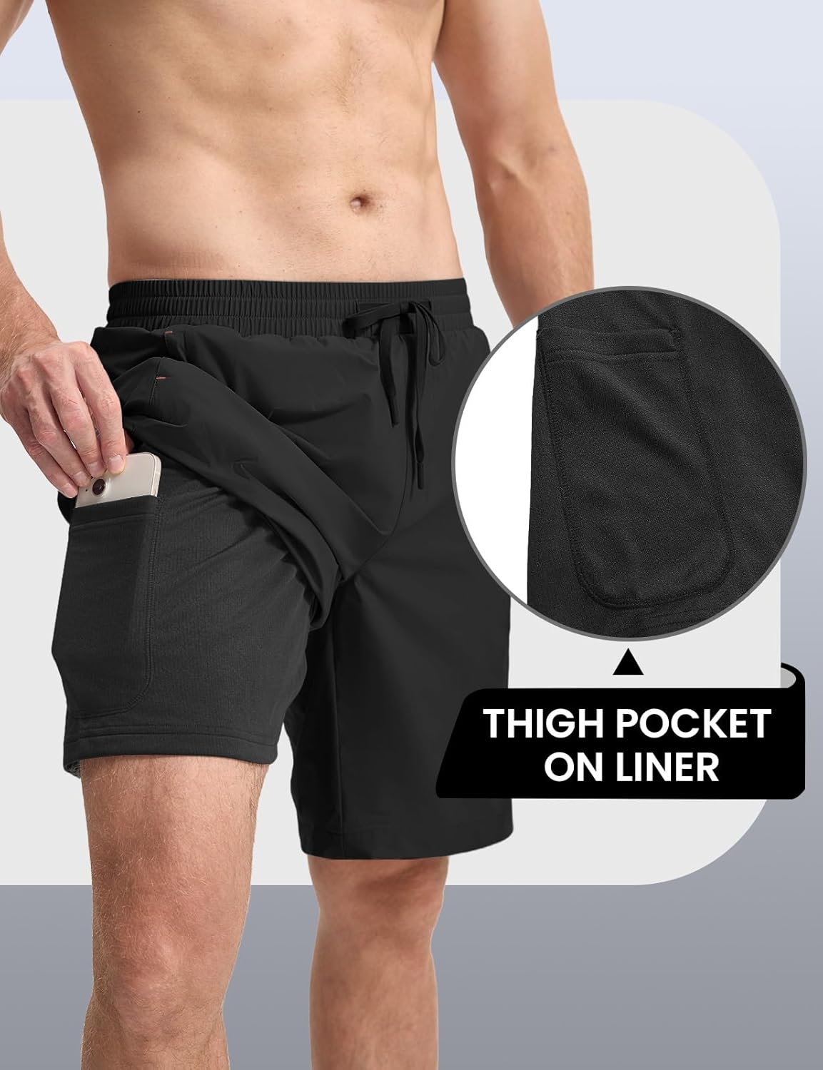 TBMPOY Men's Swim Trunks 9" Quick Dry Board Shorts Mesh Lining Bathing Suit Swimming Beach Swimwear Zipper Pockets - Image 4